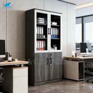 2-Door Wood File Cabinet