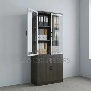 2-Door Wood File Cabinet