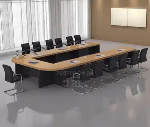 Office Boardroom Table : Custom 6M U-Shaped Boardroom Meeting Table