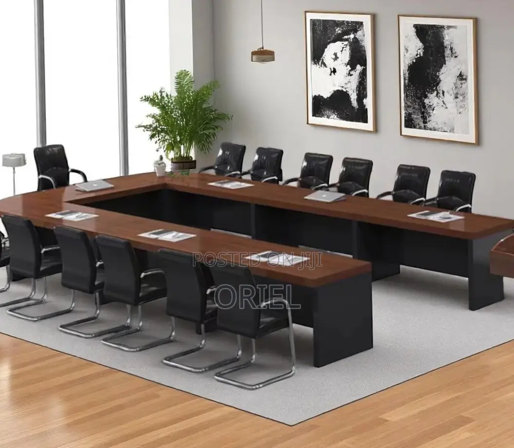 Office Boardroom Table : Custom 6M U-Shaped Boardroom Meeting Table