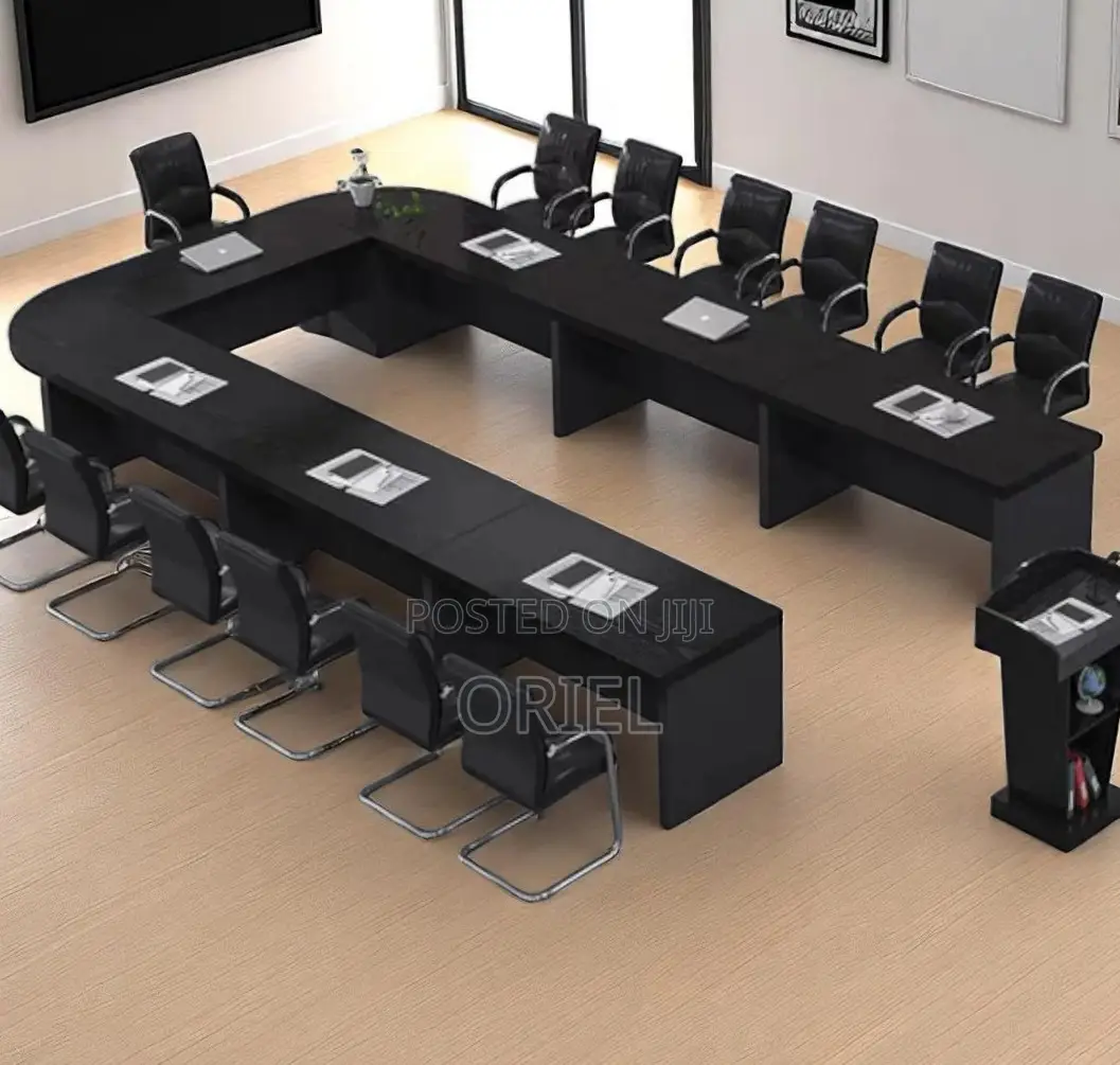 Office Boardroom Table : Custom 6M U-Shaped Boardroom Meeting Table