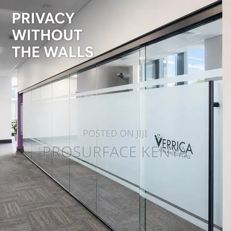 Window Film Kenya 1.2m Wide – Frosted, One Way Gradient