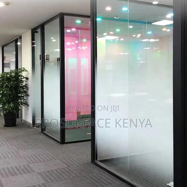 Frosted Window Film 1.2m – Plain, Designed, One Way Gradient - main view