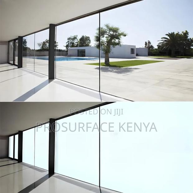 Frosted Window Film 1.2m – Plain, Designed, One Way Gradient - thumbnail 2