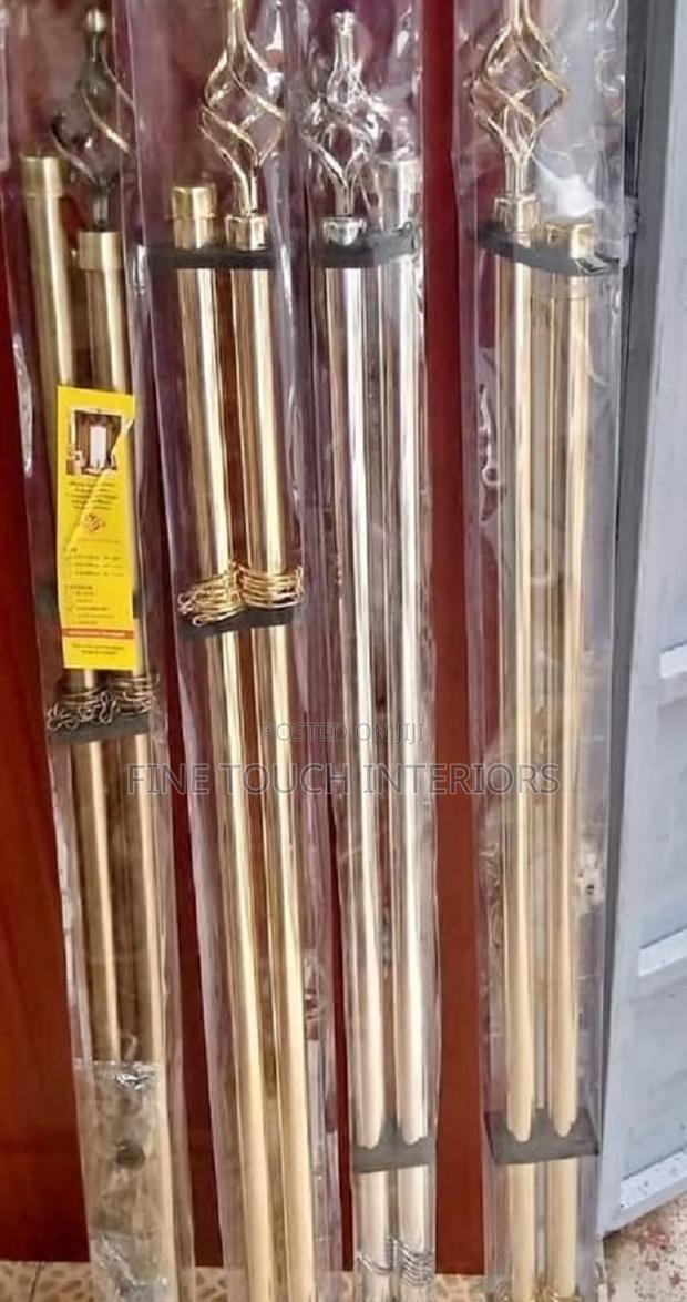 2 Meter Double Curtain Rods for Home Interior