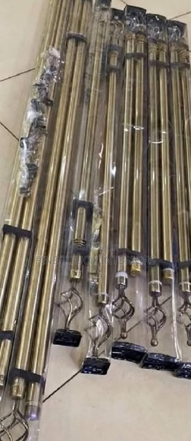 2 Meter Double Curtain Rods for Home Interior - thumbnail 2