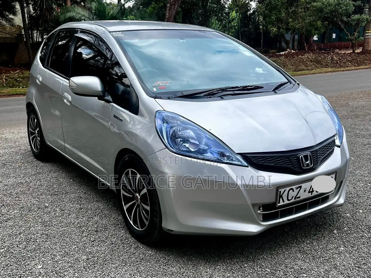 Honda Fit 2013 Silver