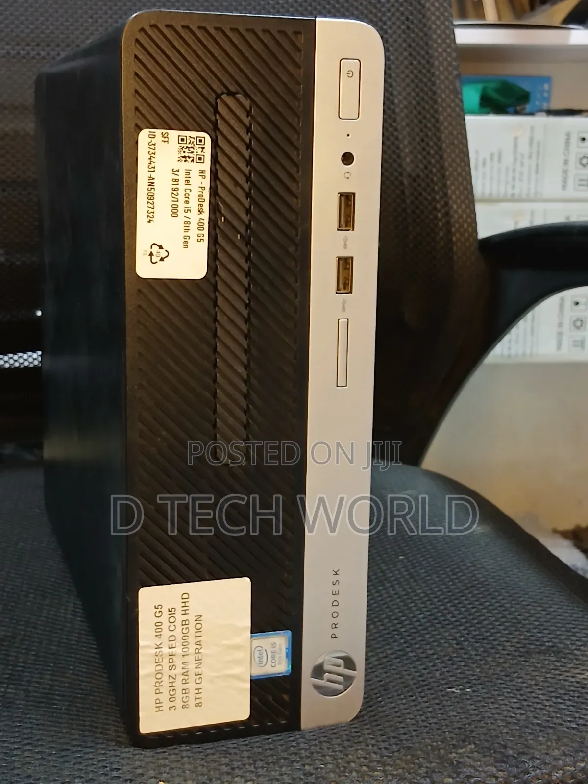Desktop Computer HP ProDesk 400 G5 8GB Intel Core i5 SSD 256GB