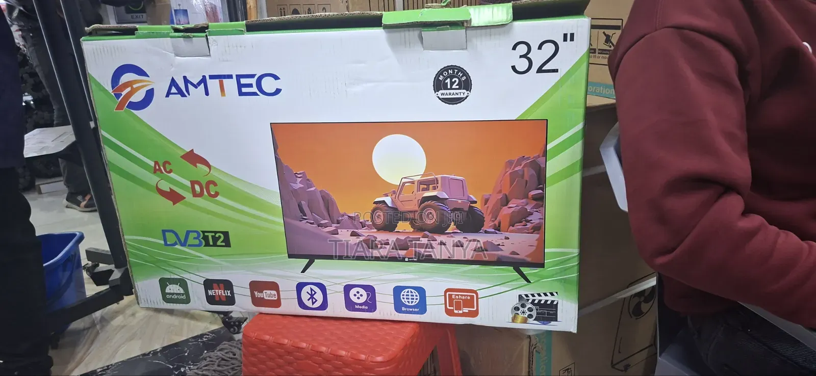 Amtec 32 Inch Smart AC DC ANDROID TV