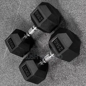50 Kg Hexagonal Dumbbells (25kg Pair)