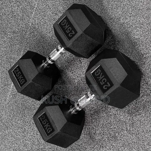 50 Kg Hexagonal Dumbbells (25kg Pair)