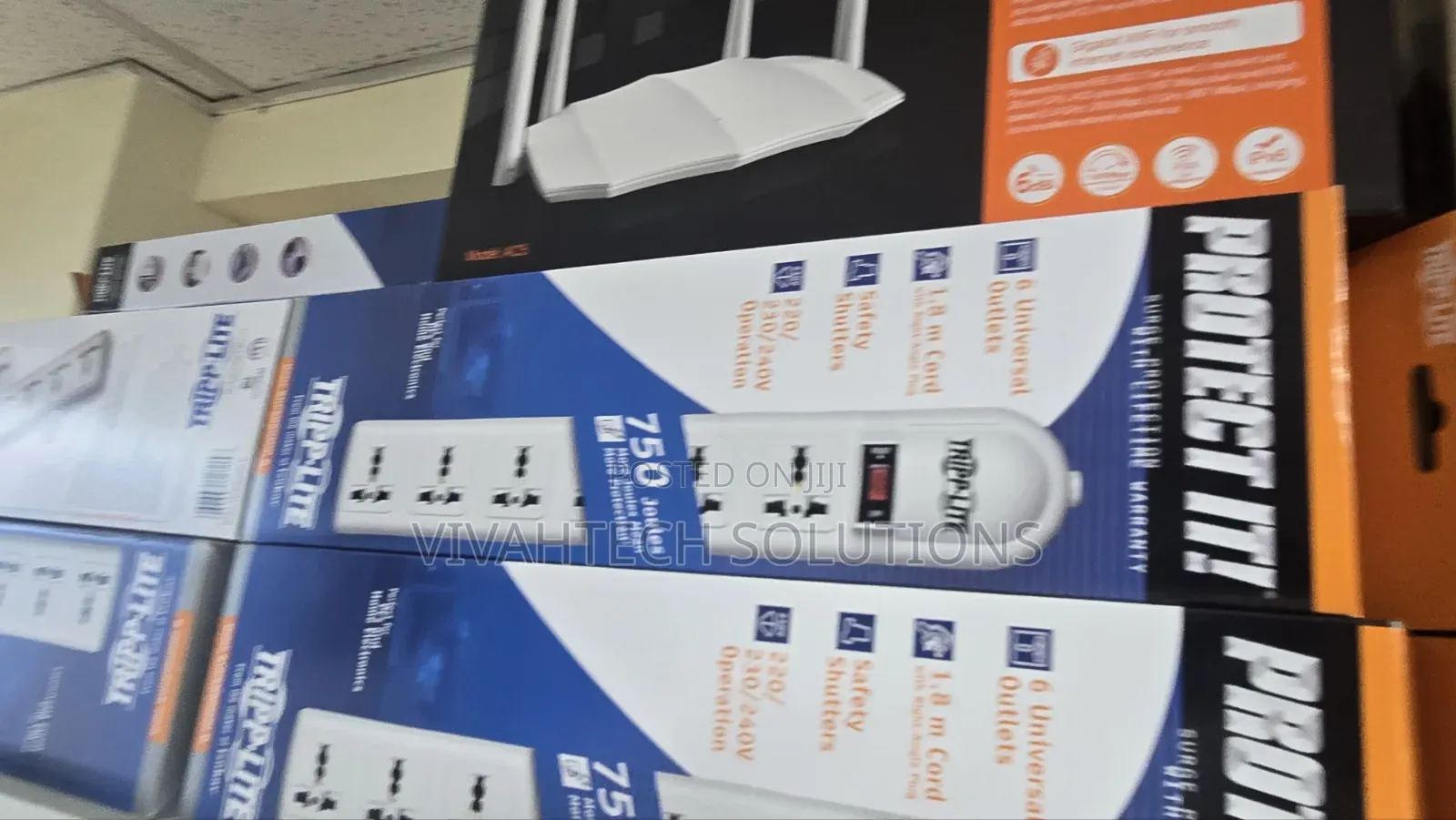 Tripp-Lite 6 Way Extension With Surge Protector