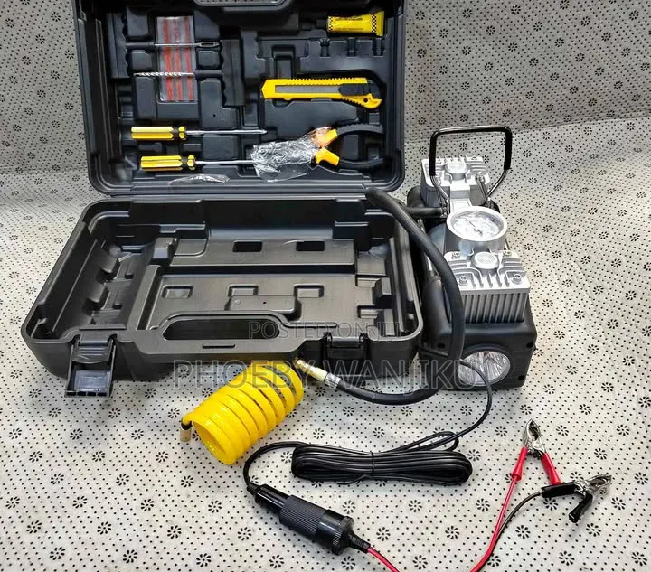 Portable Air Compressor With Tools