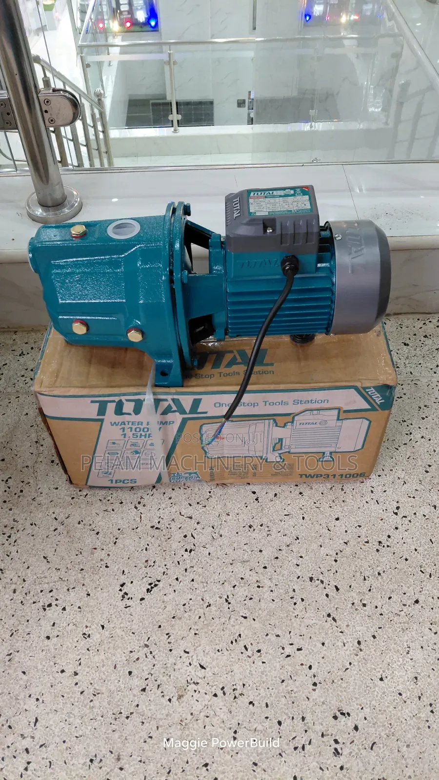 Total 1.5hp 1100W 70m Head Electric High Pressure Jet Pump