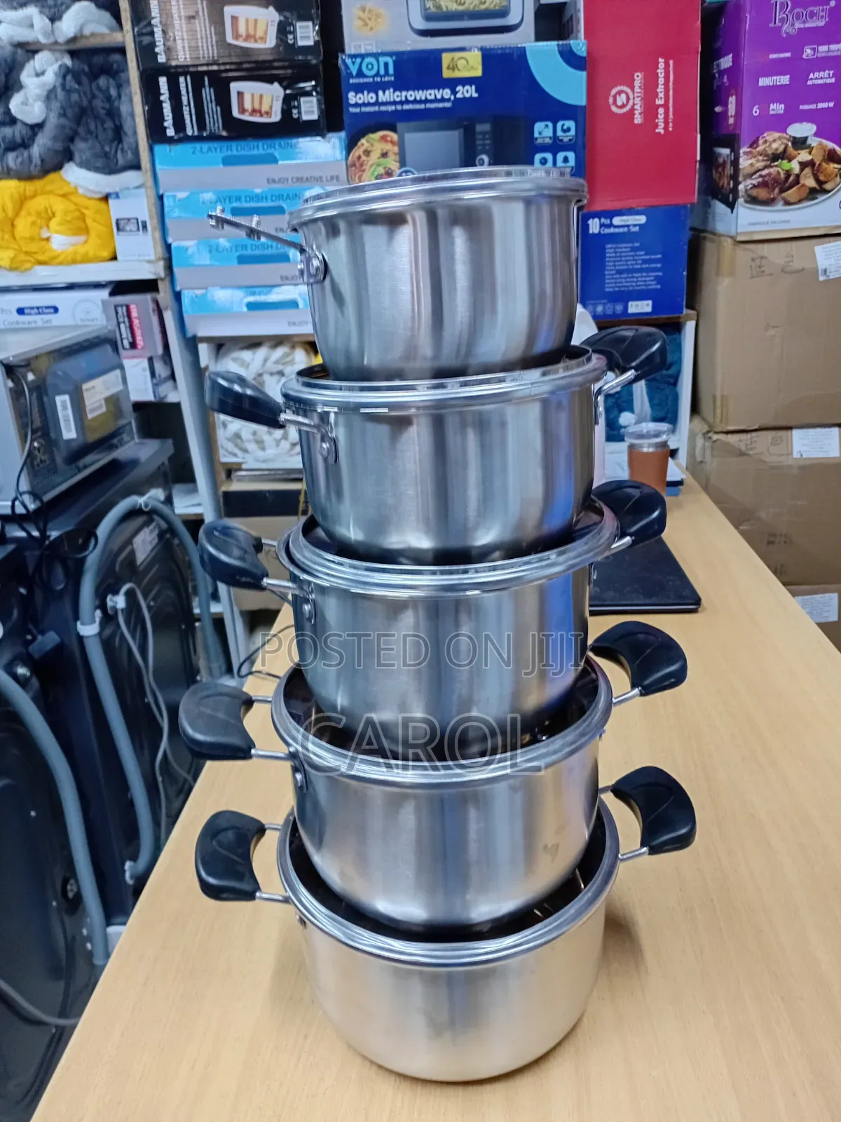 10pcs Stainless Steel Cookware Set