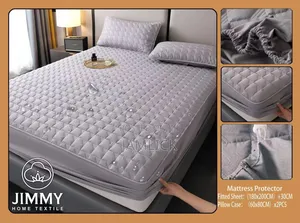 Quilted Waterproof Mattress Protector + 2 Pillow Protectors Set - BR