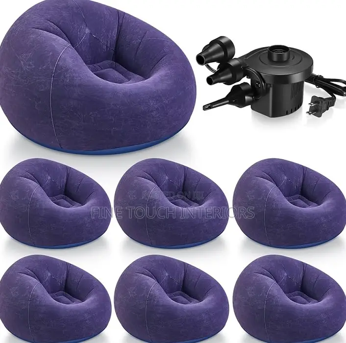 Portable Inflatable Bean Bag Chairs