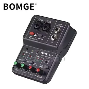 Best-on BOMGE Q-12 2 Channels Audio Mixer Sound Mixing Console,
