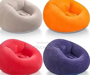 Space-Saving Inflatable Bean Bag Chairs