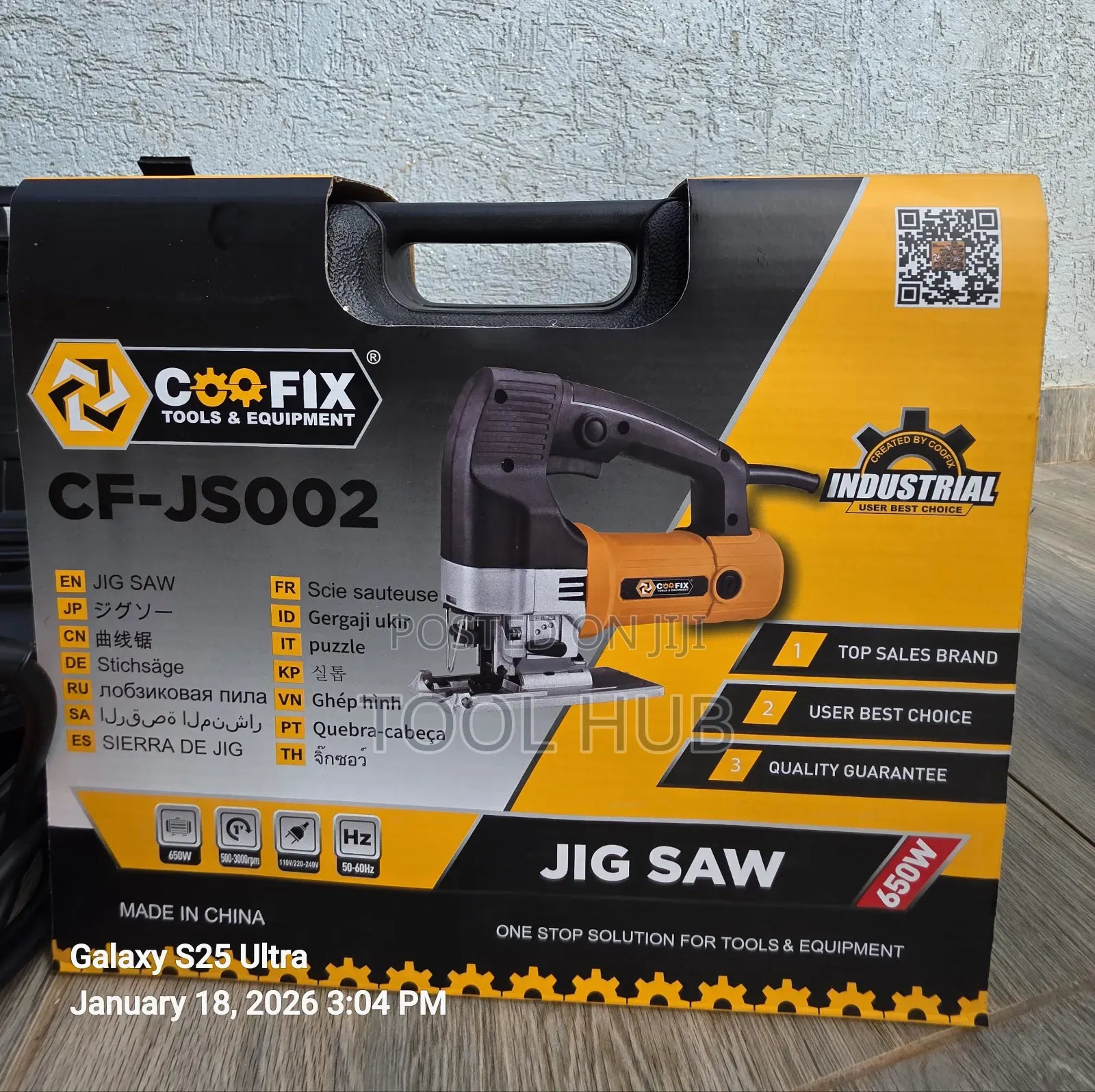 COOFIX Tools Equipment CF-JS002 Jig Saw,