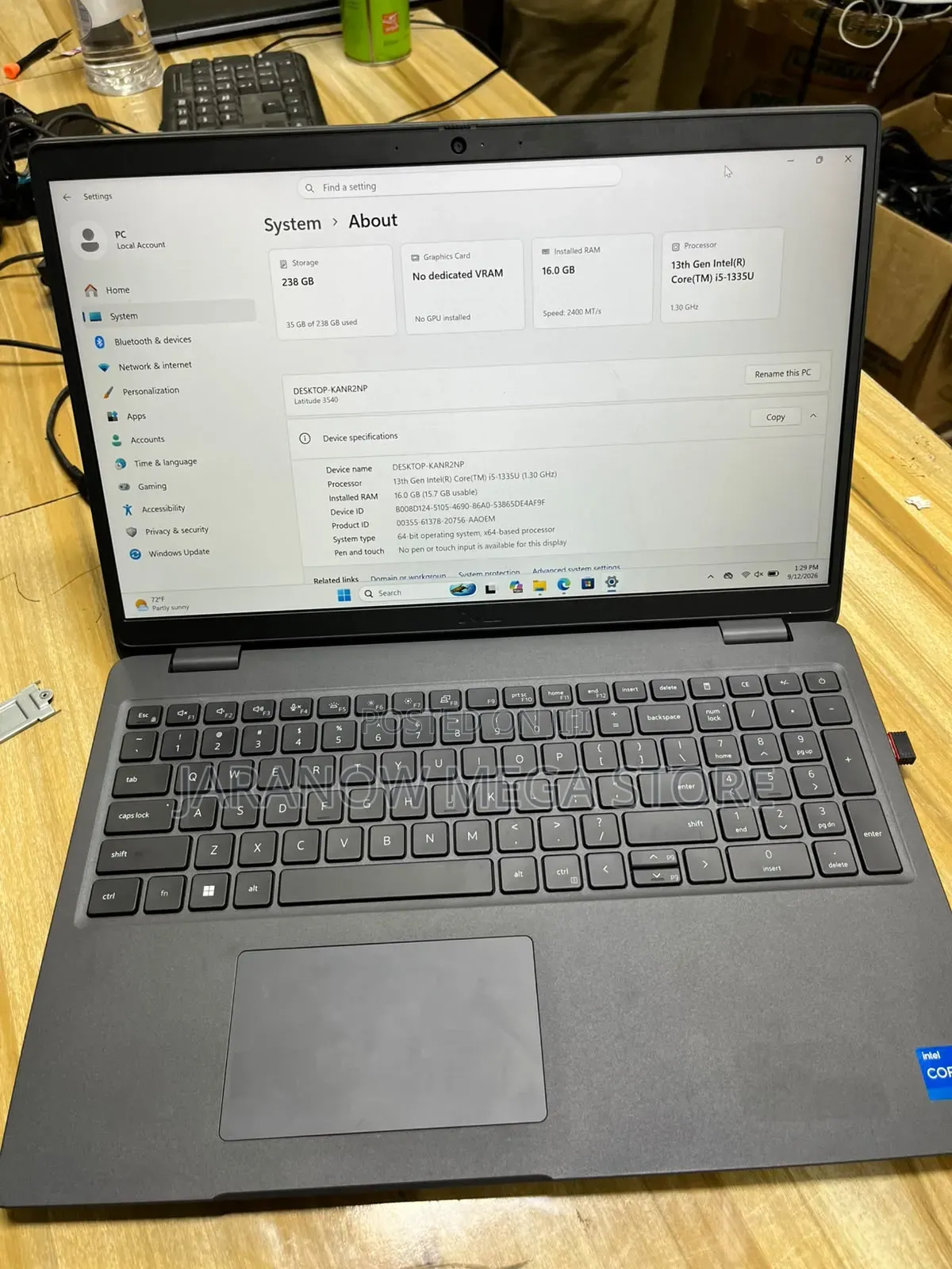 Laptop Dell Latitude 3540 16GB Intel Core i5 SSD 256GB