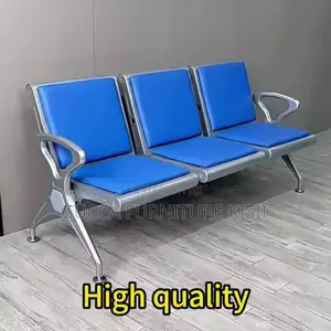 Waiting Bench; Heavy Duty Blue Waiting Bench
