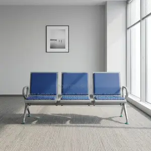 Waiting Bench; Heavy Duty Blue Waiting Bench