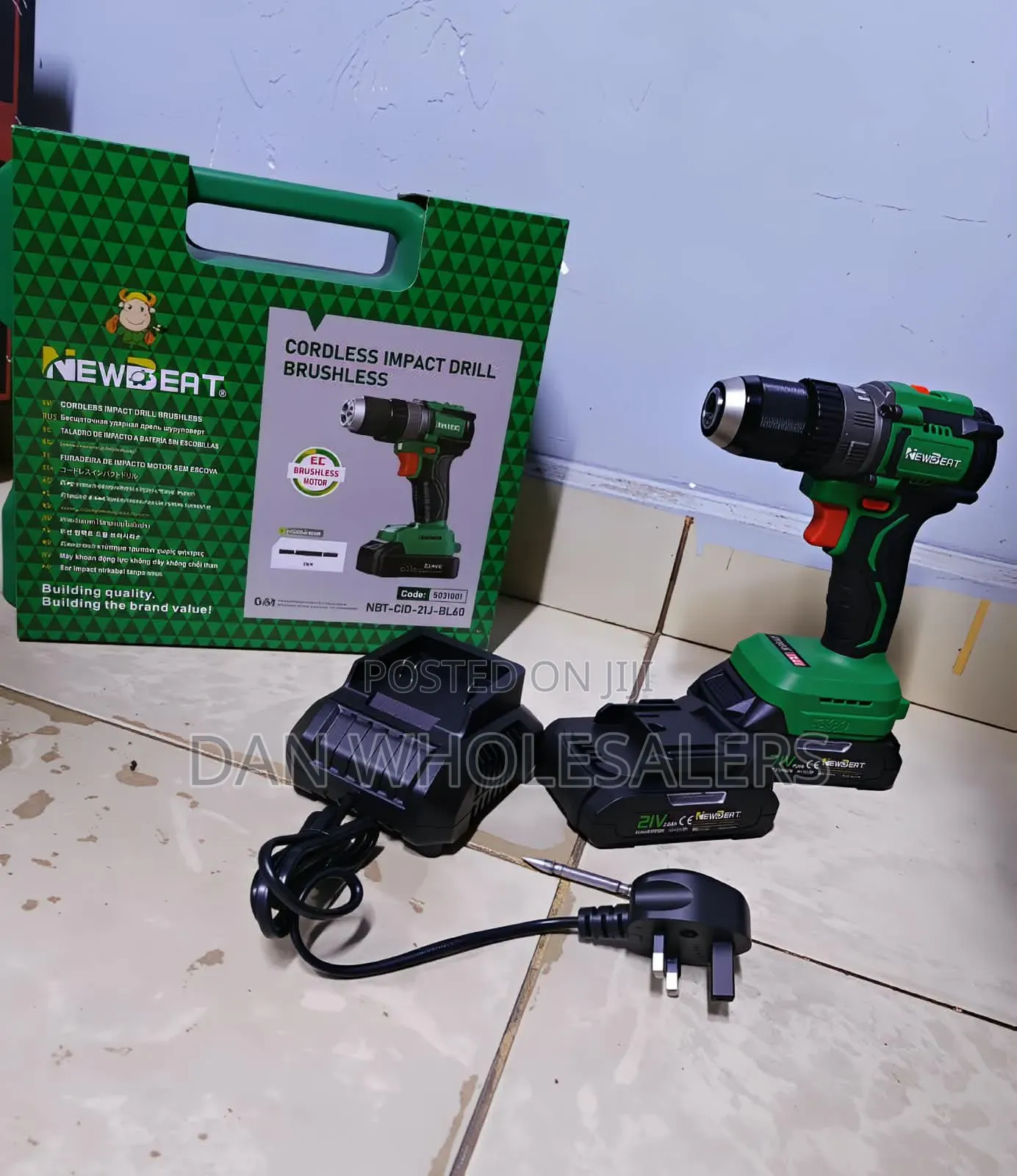 NEWBEAT Cordless Brushless Impact Drill*