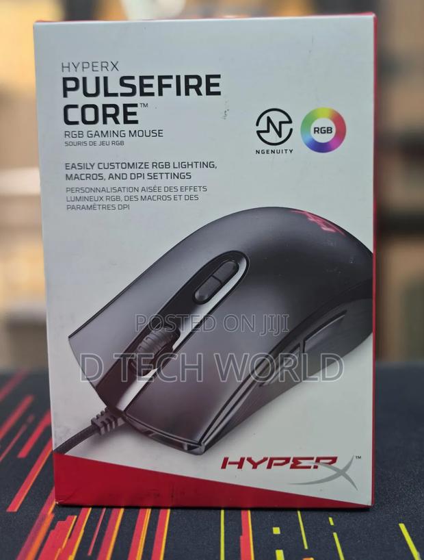 Hyperx Pulsifire 
Wired Gaming Mouse
RGB
6200 Dpi