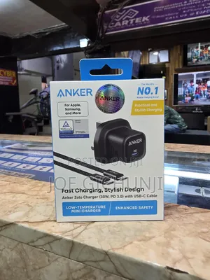 Anker Zolo 30W Charger PD 3.0 With USB-C Cable