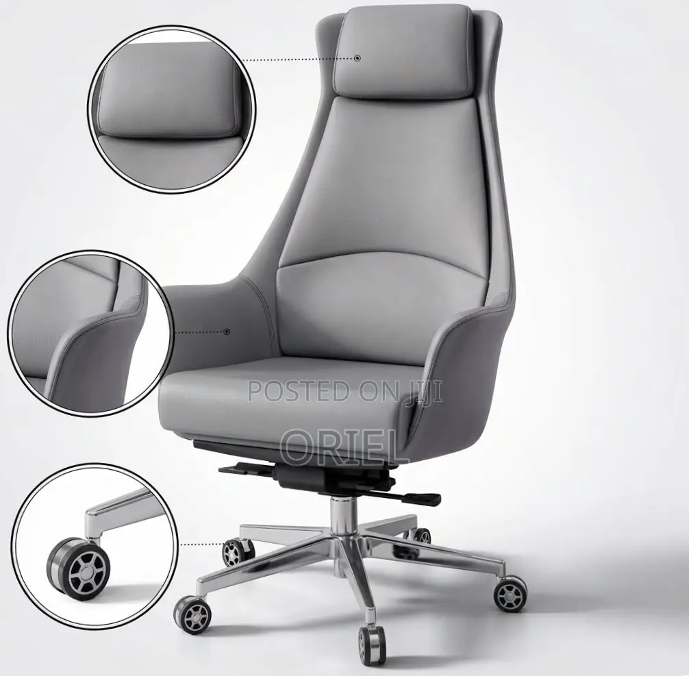 Office Chair : Gray Premium Executive Office Seat