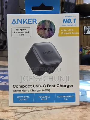 Anker Nano 45W Compact USB-C Fast Charger