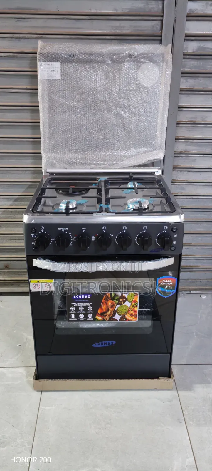 Ecomax 60 by 60 3+1 Turbo Fan Standing Cooker