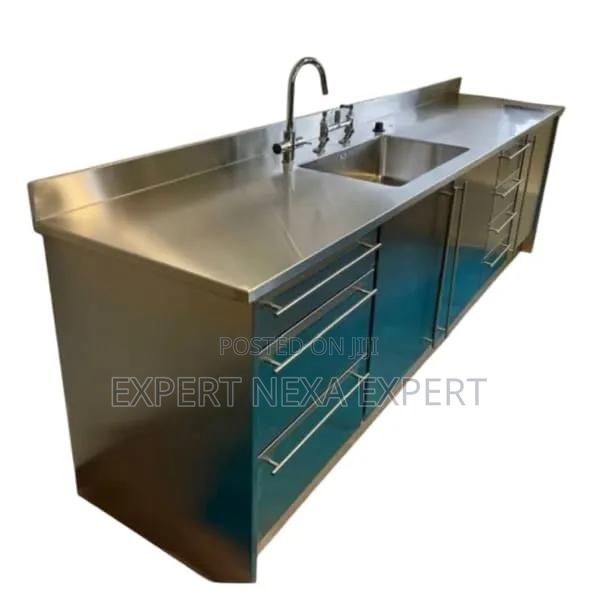 Stainless Cabinet +Sink - main view