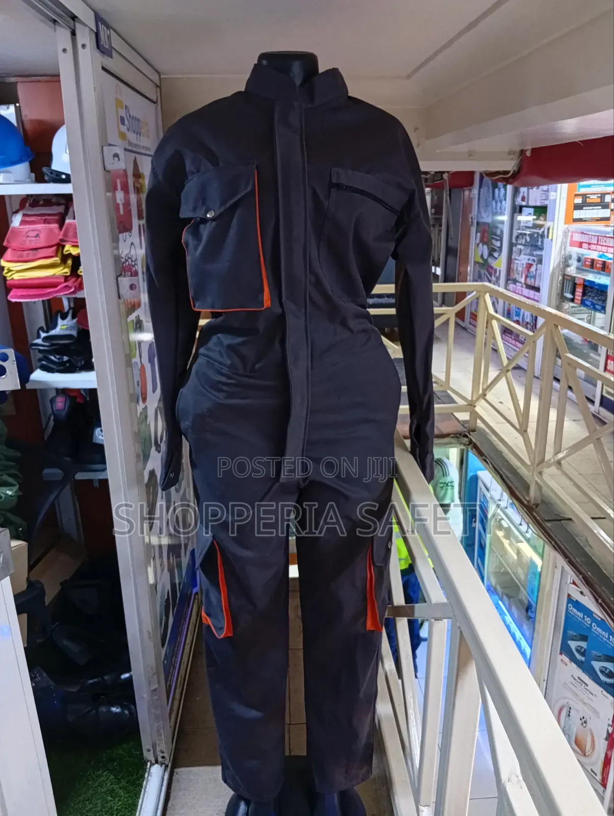 Grey Cargo Overall