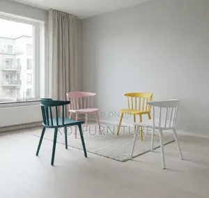 Home Chairs; Plastic Armless Outdoor Balcony Dining Chairs