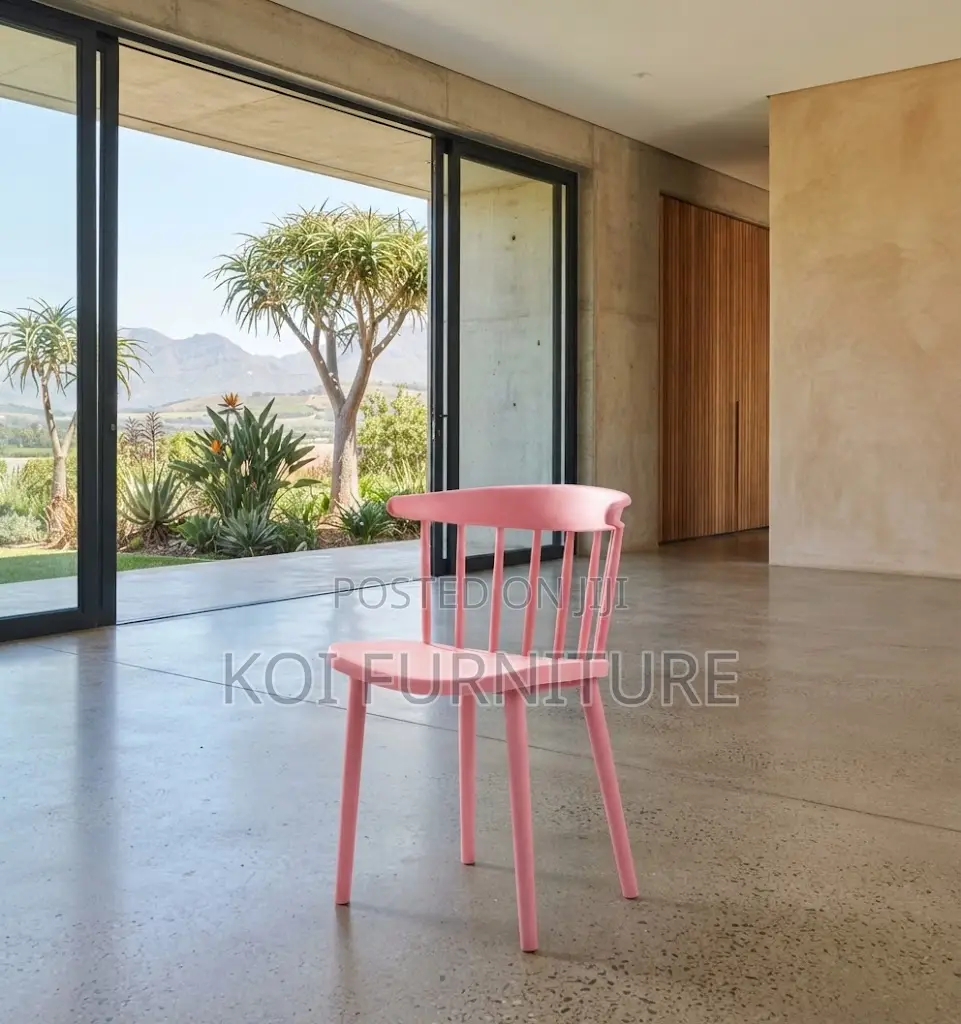 Home Chairs; Plastic Armless Outdoor Balcony Dining Chairs