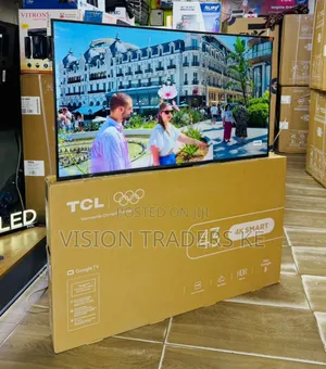 TCL 43V6D 43inches Smart Google Frameless TV With Bluetooth