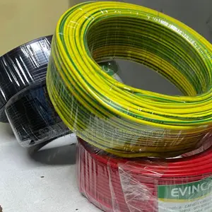 (Yellow Green Black) –4.0mm Single Core PVC Wiring Cable - 90M Roll