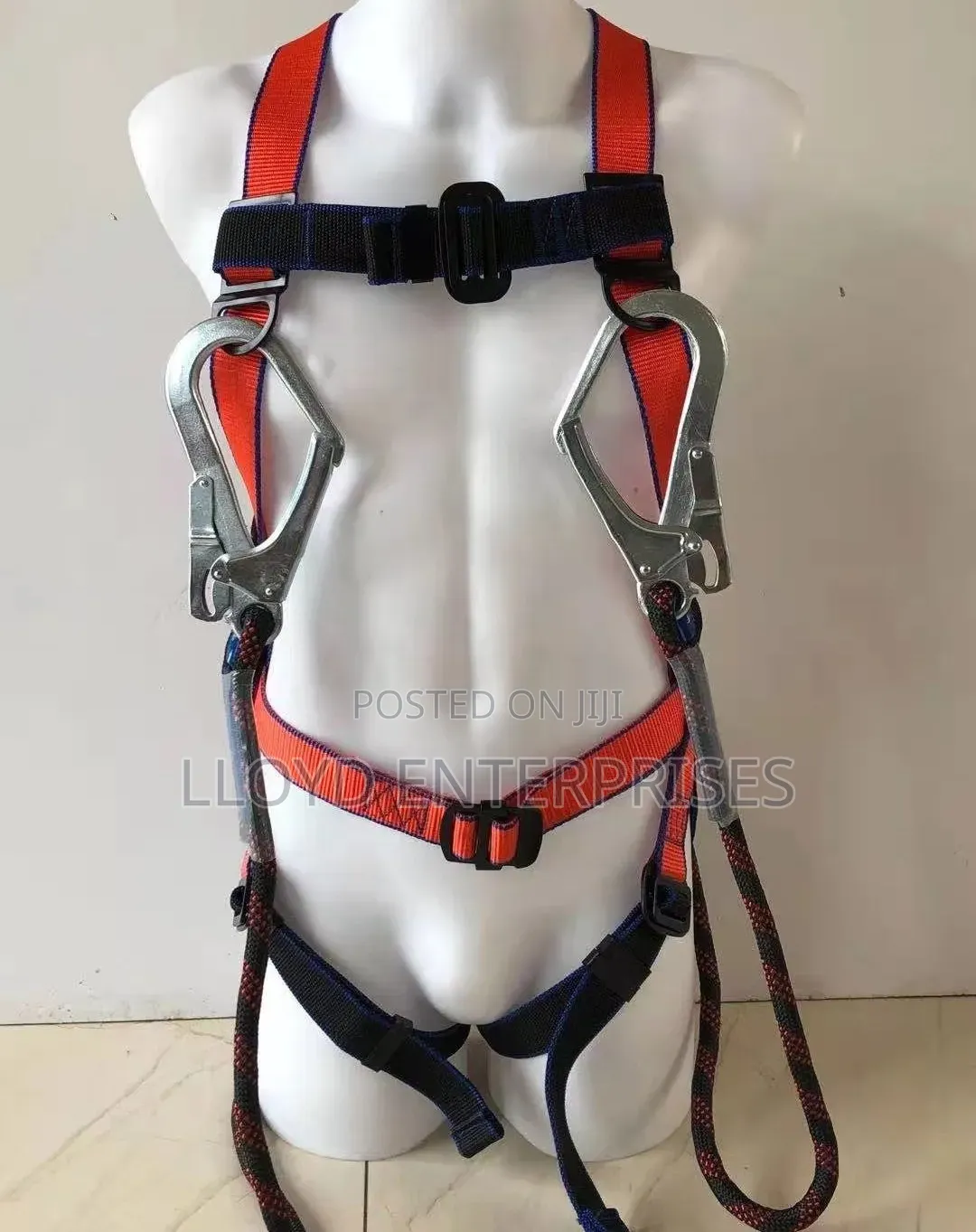 Full Body Heavy Duty Safety Harness With Doible Hooks