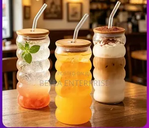 Portable Smoothie Jar With Straw, Capacity:600ml