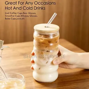 Portable Smoothie Jar With Straw, Capacity:600ml