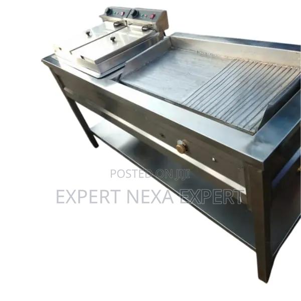 Stainless Griddle + Fryers - main view