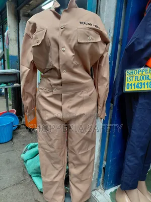 Beige Overalls