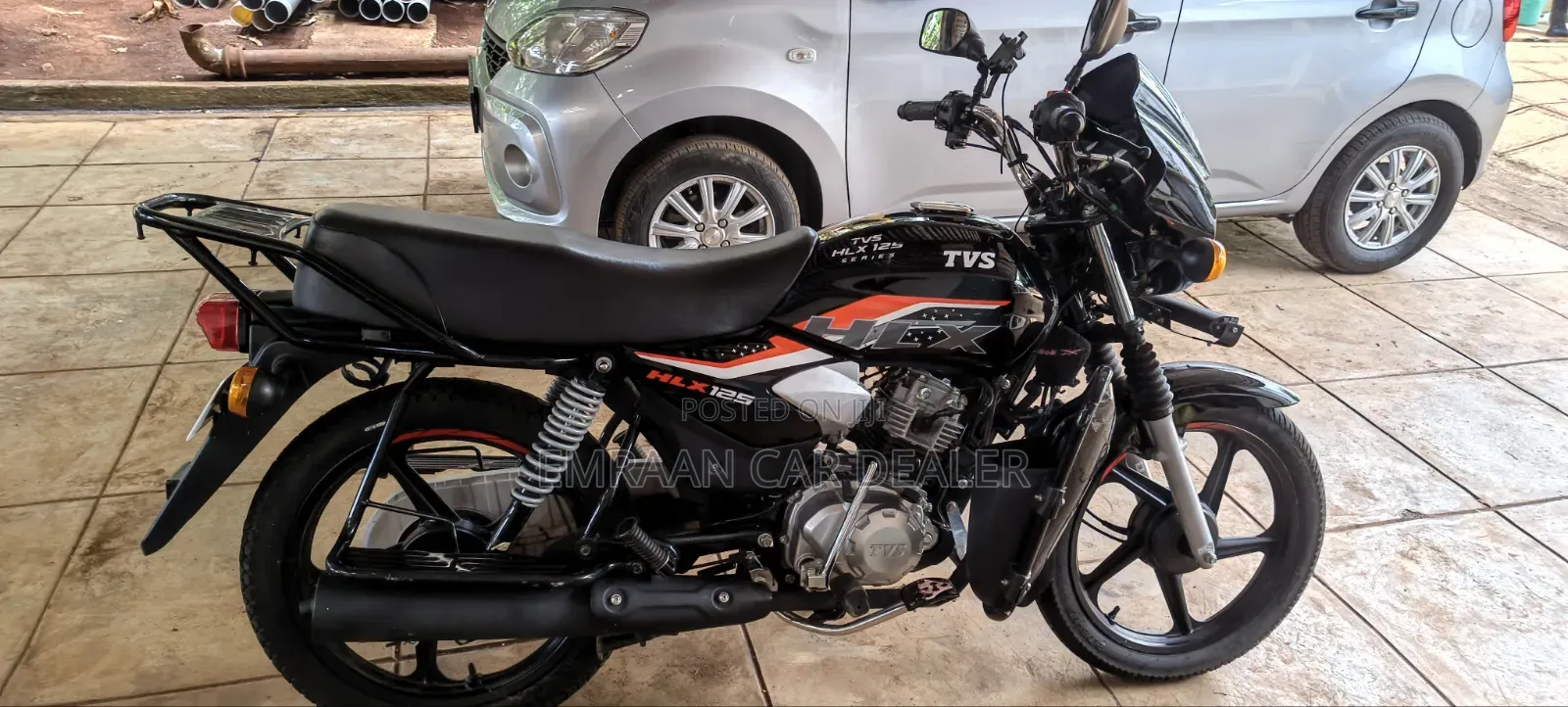 TVS HLX 125 2025 Black