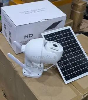 Ubox WiFi Security Camera Solar Powered Outdoor CCTV Camera