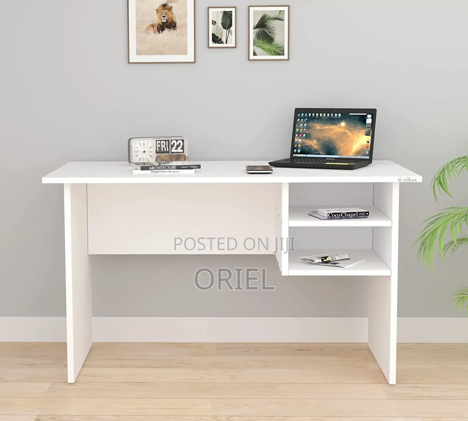 Office Desk : Study Desk With Open Drawers