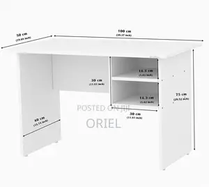 Office Desk : Study Desk With Open Drawers