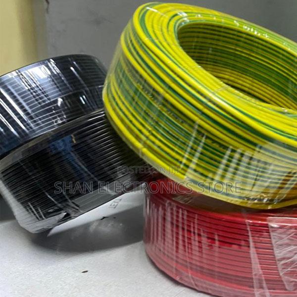 90m 4.0mm Single Core Wiring Cable-Green/Yellow/Black; Quality - main view