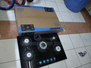 Bolesi Inbuilt 5 Burner Full Gas Tempered Glass Cooker